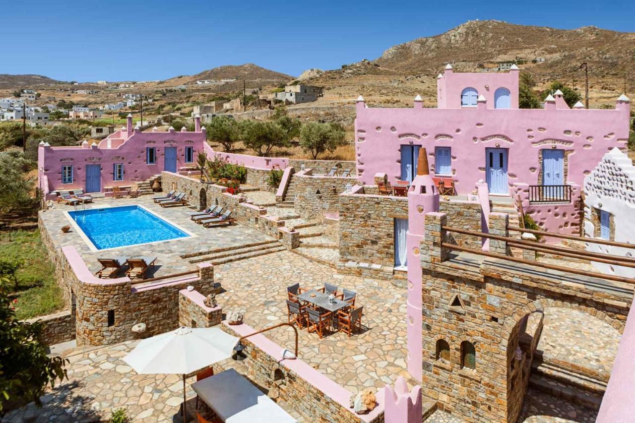 הוילה Naxos City Georgilas Cave House מראה חיצוני תמונה